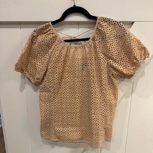 NWT J.Crew eyelet top size 4